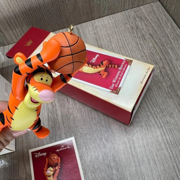 Hallmark Keepsake Sweet Smackerel/ Winning Bounce Christmas Ornaments Lot of 2 - Picture 6 of 7